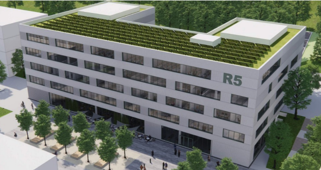 Büro- und Forschungsgebäude R5 Ansicht