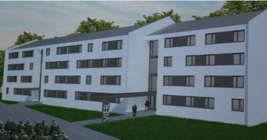 Ersatzneubau Unterkunft Gebäude 3